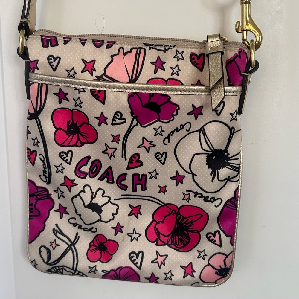 Kyra Poppy Floral Coach Bag